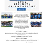 2024 Affinity Orientation flyer on August 19, 2024